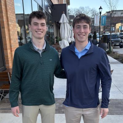 Logan Dorton and Trip Silva for team Bears Beat Cancer