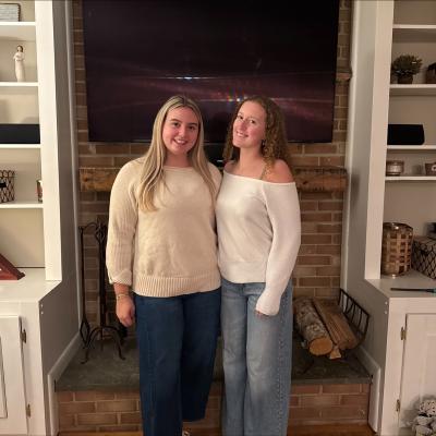 Cassidy Gorman and Riley Theckston