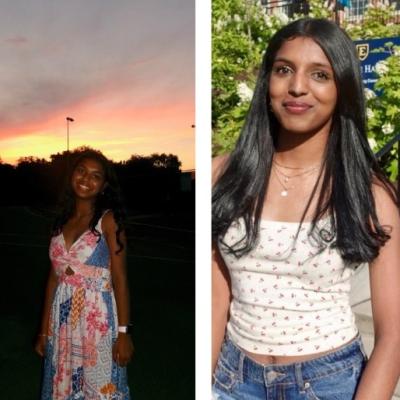 Akshara Nanavala and Asritha Maddukuri