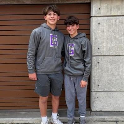 Gary Barton and Davis Orme for team Men for a Cure