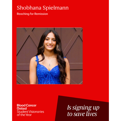 Headshot of South Texas Student Visionaries of the Year candidate Shobhana Spielmann of team Reaching for Remission.