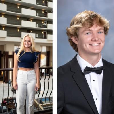 Abby Cregger and Connor Hargett